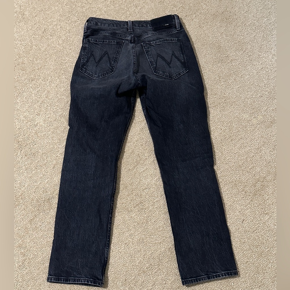 MOTHER denim size 27 - black Tomcat Ankle - on the fly